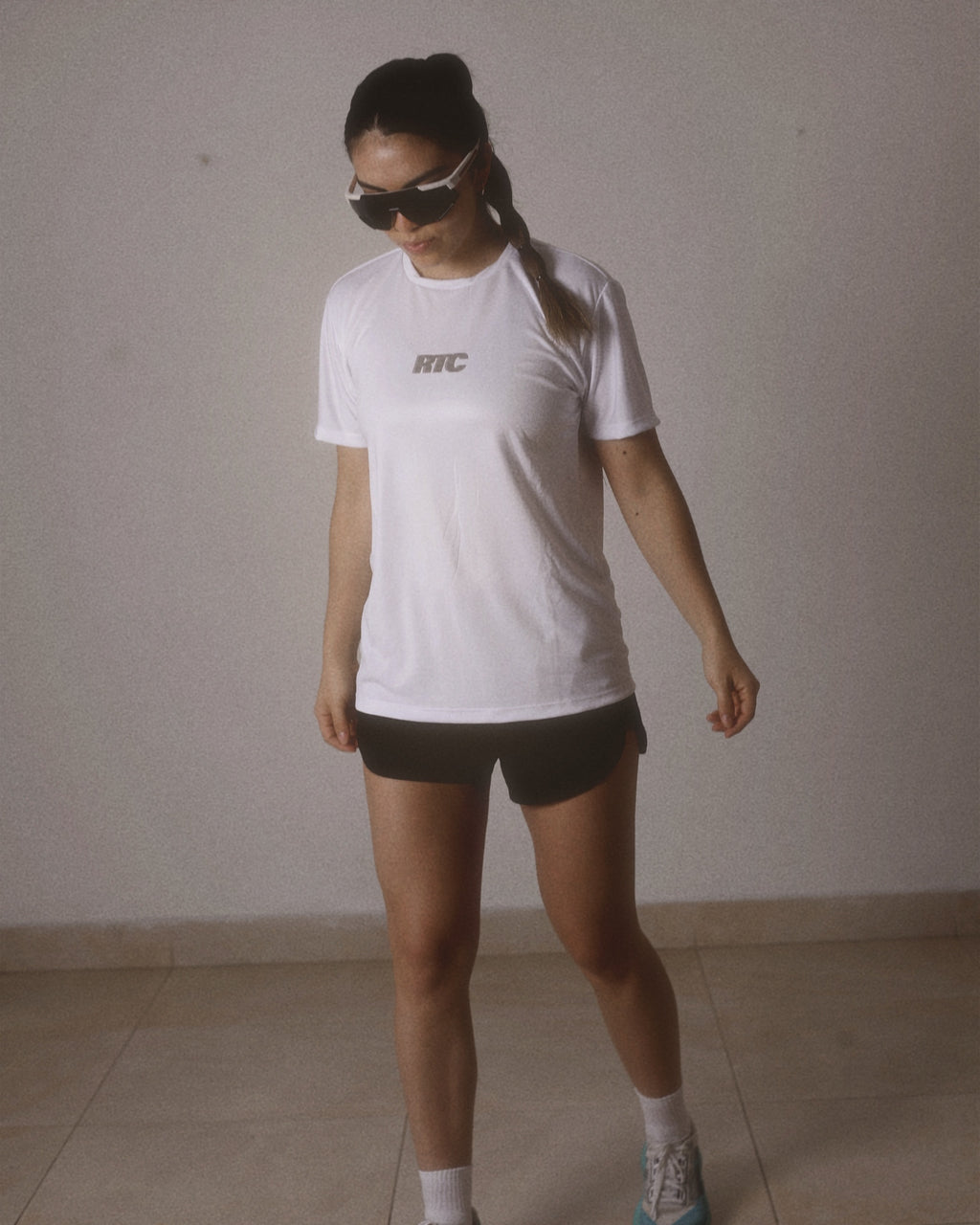 Camiseta deportiva blanca